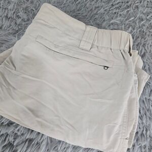 Orvis Outdoor Pants Mens XL 30L Beige Nylon Lightweight Hiking Fishing Utility